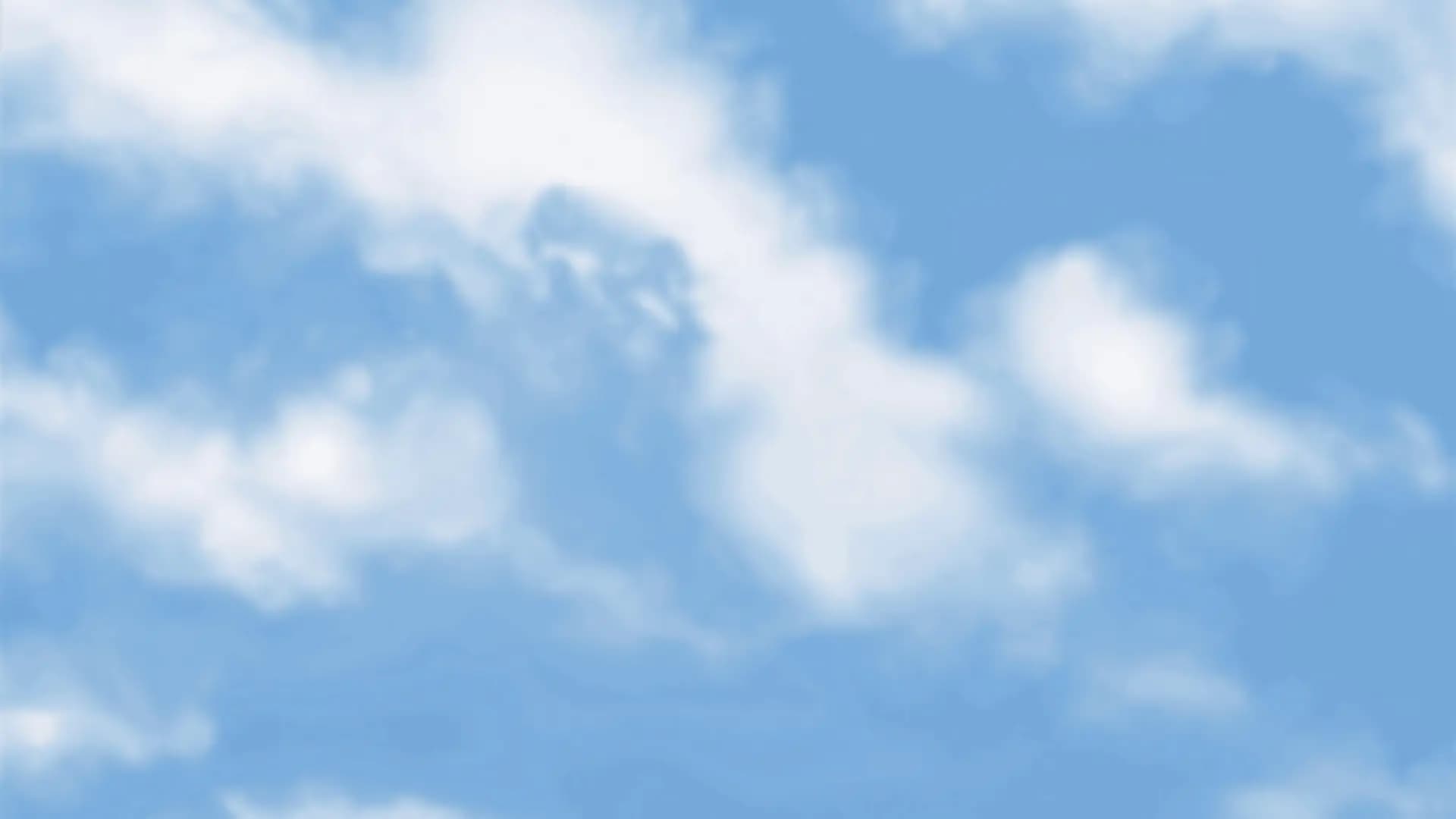 Soft blue sky with drifting clouds, abstract and calm